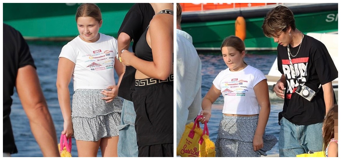 贝克汉姆小七女儿穿搭,贝克汉姆小七夏日长裙