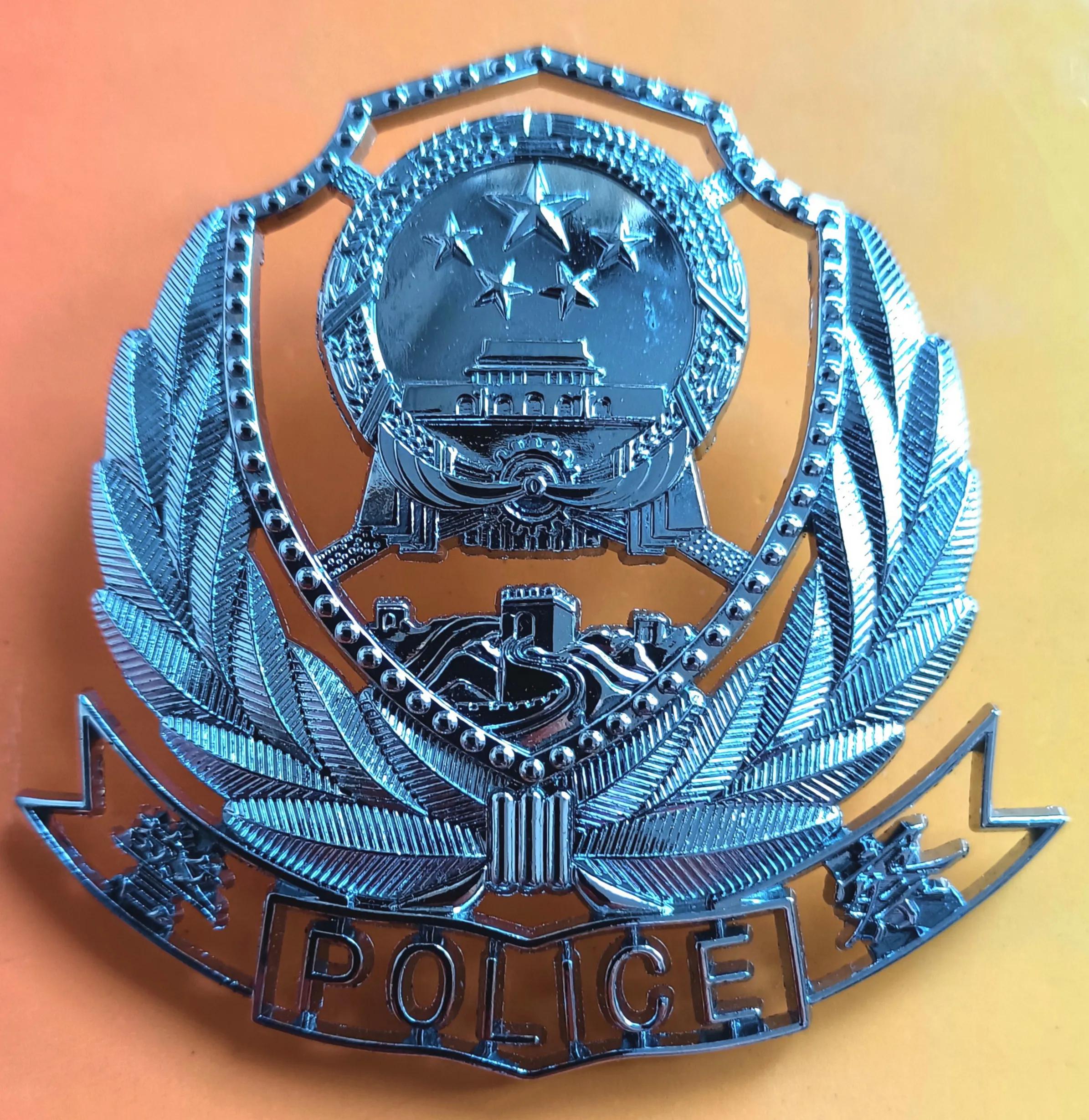 中国消防救援帽徽,毛启国警衔图片