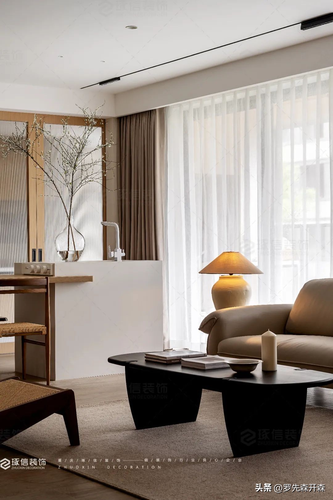 110m²东方美学与古朴自然的融合——万物于此居于自然