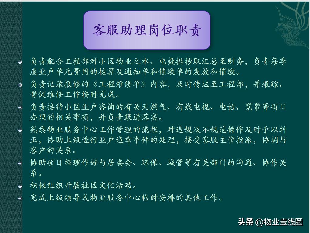 物业客服部培训课程,物业服务培训演讲