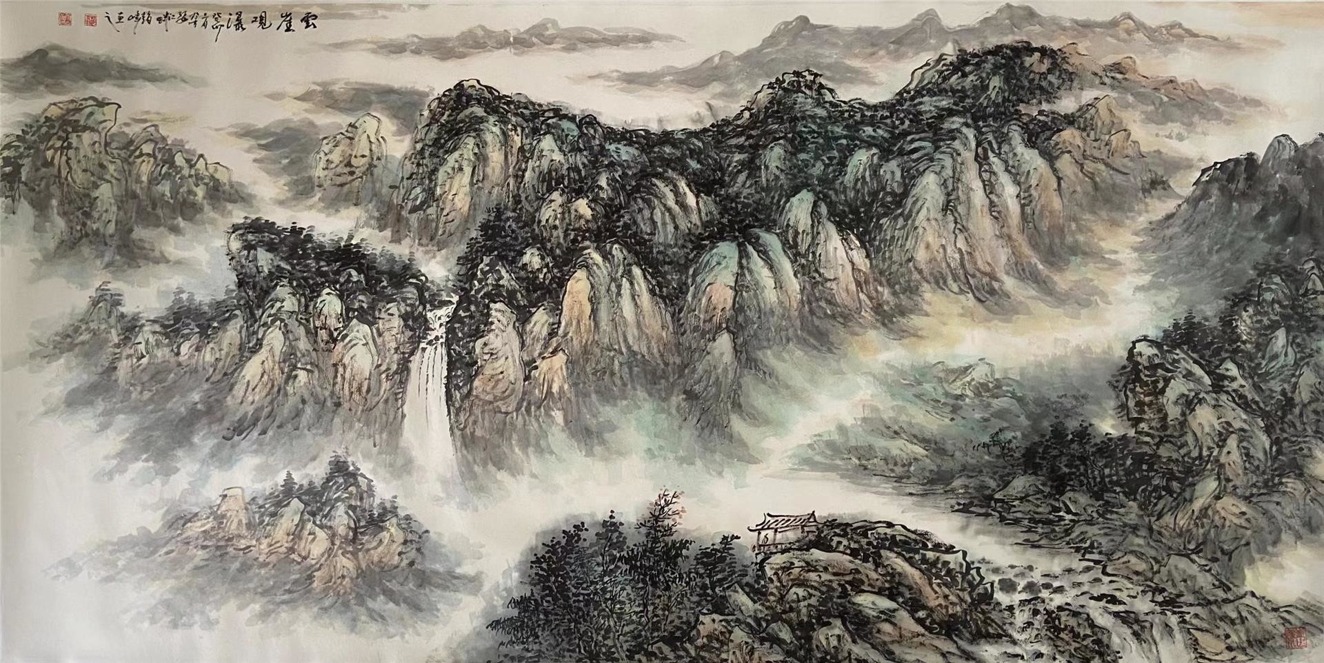 黄宾虹的人物画用笔酣畅,一代宗师黄宾虹山水画