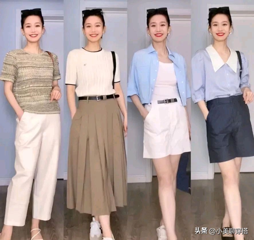 40岁的女人怎么穿搭才显高贵洋气,40岁夏季减龄气质遮肉穿搭