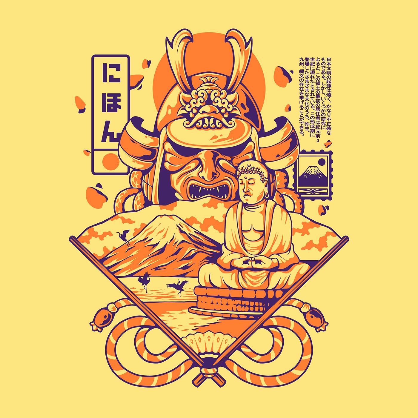 【插画欣赏】这样的潮流T袖插画，好想买！