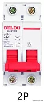 1p断路器接4p还是2p,小型断路器a和c各是什么意思