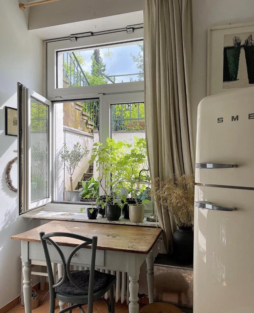 35岁德国女主的家：70㎡，每一个角落都充满着宁静诗意，太美好了