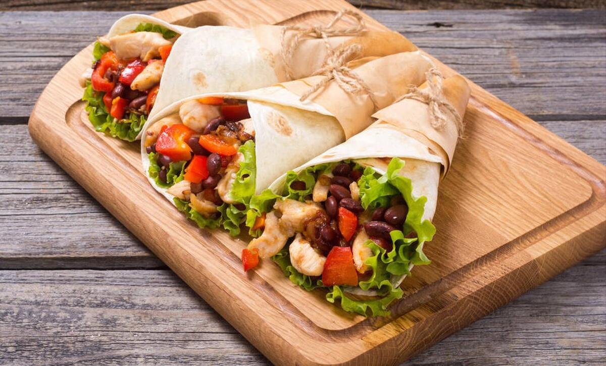 美食墨西哥卷饼,充满墨西哥风情的卷饼