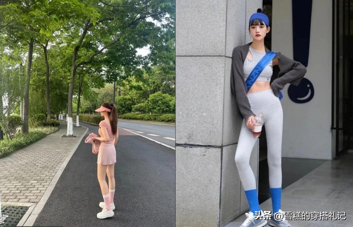 瑜伽服穿搭网红,瑜伽服潮搭