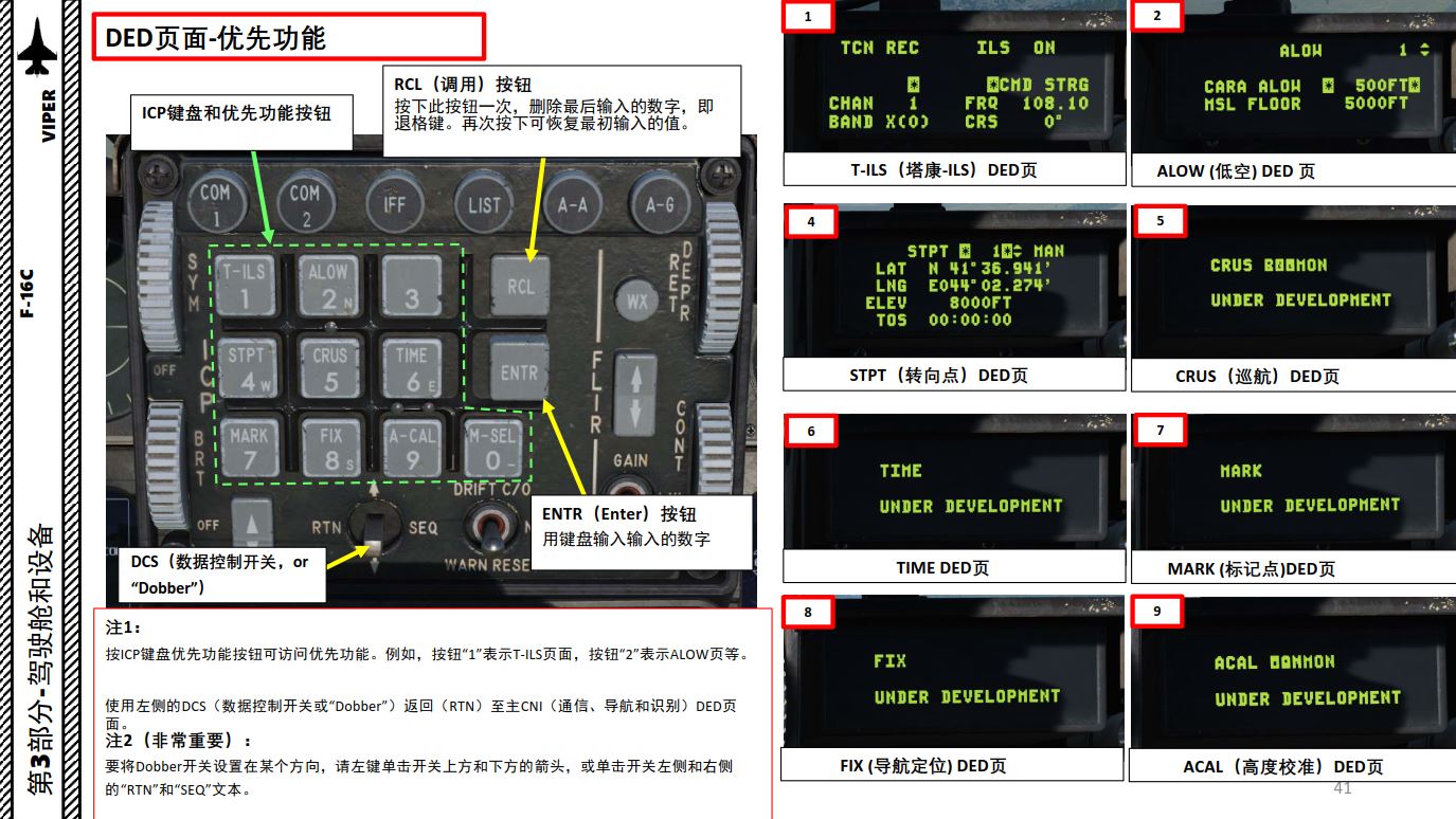 dcsf16中文飞行手册,dcsf-16飞行手册