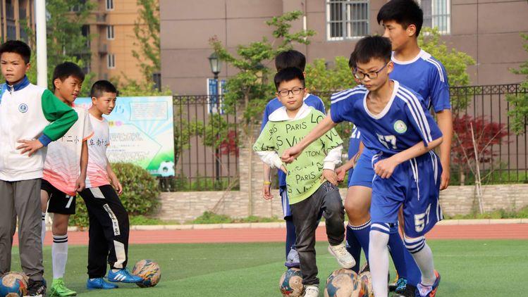 阜南足球运动会,阜南第七小学足球开幕赛