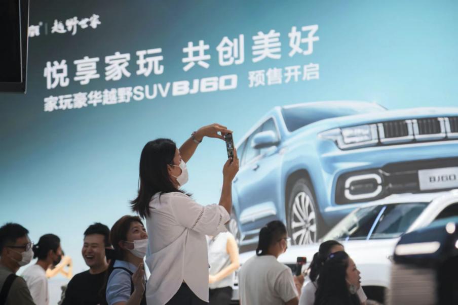 bj60谍照曝光越野suv即将来袭,bj60最新实车五座越野