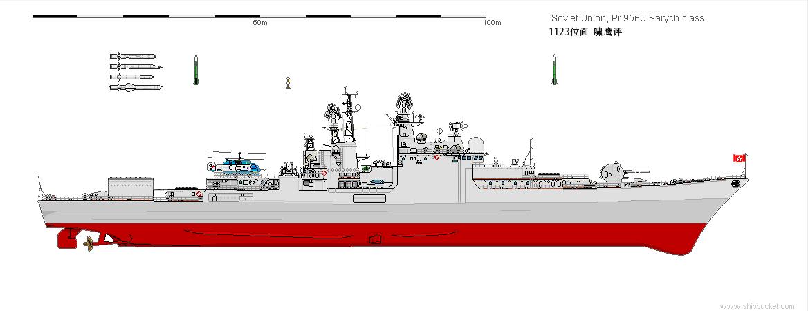 温州号现代导弹驱逐舰,现代战舰22350驱逐舰