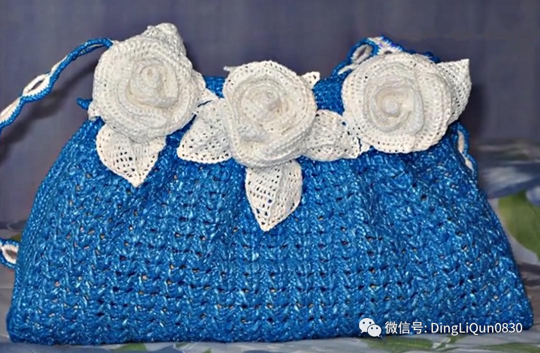 针织包包手工图纸,针织包作品