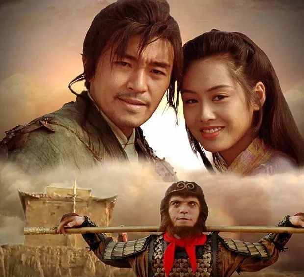 一个年轻的时候的星爷,星爷留给一代人的回忆