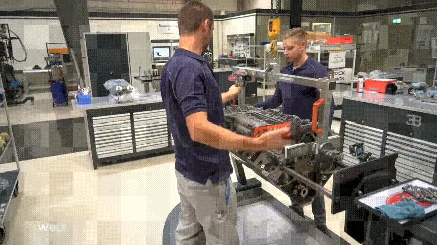 布加迪95968拼装教程,高清实拍布加迪