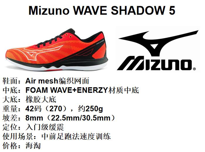 美津浓跑鞋22,美津浓跑鞋产品矩阵