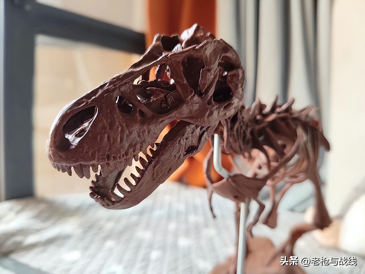如何制作霸王龙骨架,用硬纸板做霸王龙骨架教程