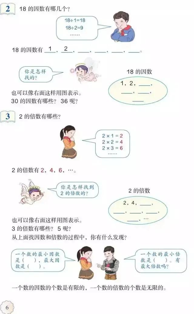 人教版小学数学（五年级下册）课本电子版寒假预习，快收藏
