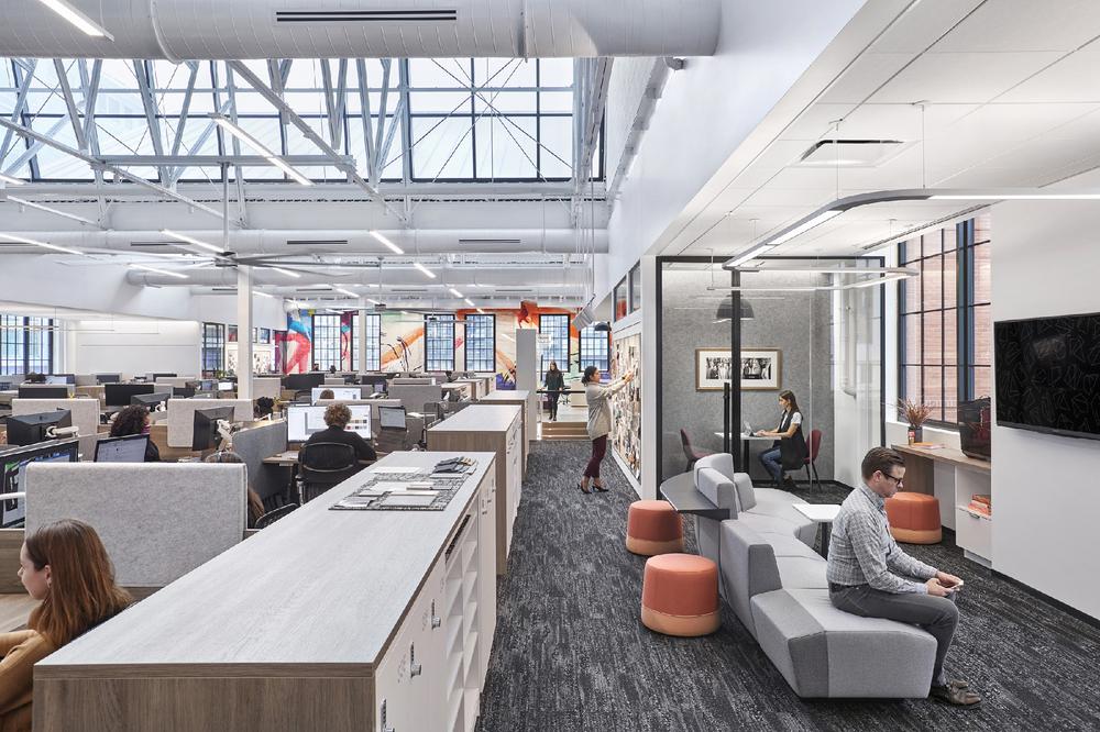 HickokCole华盛顿总部：在历史建筑中拥抱未来灵活多元的工作场所