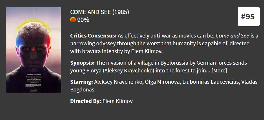 免费战争电影必看10部经典片,美国评分最高的战争片