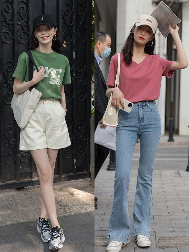 35岁穿的今年流行什么款t恤,夏款彩色t恤怎么穿出高级感