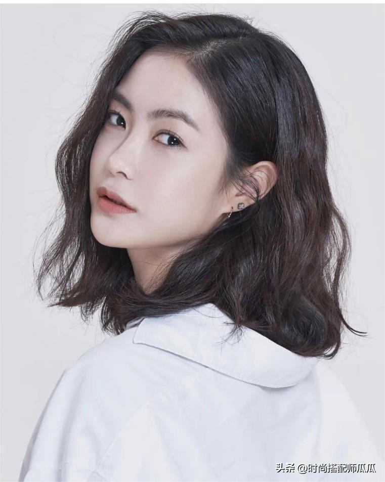 韩式齐肩烫发显脸小,发量多适合的烫发齐肩显脸小