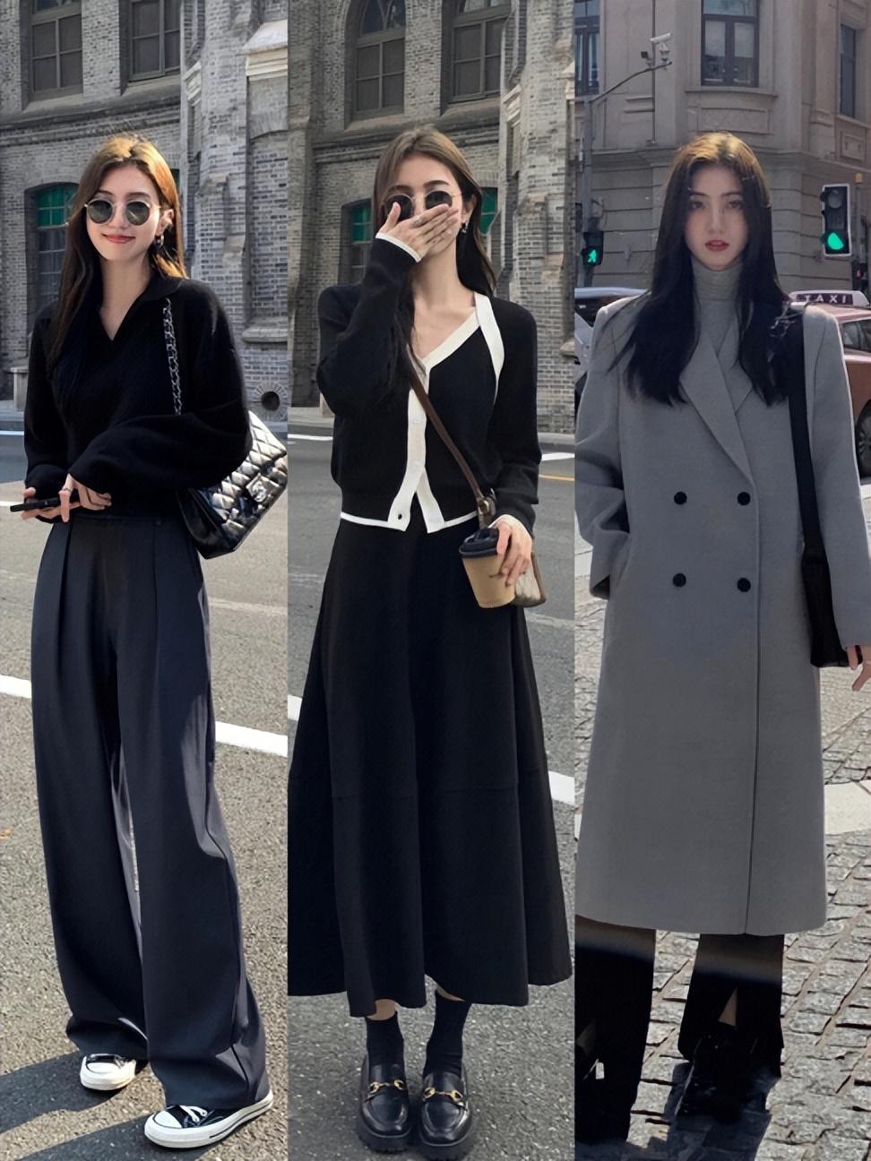 秋冬韩系风穿搭示范,秋冬韩系时髦穿搭图片