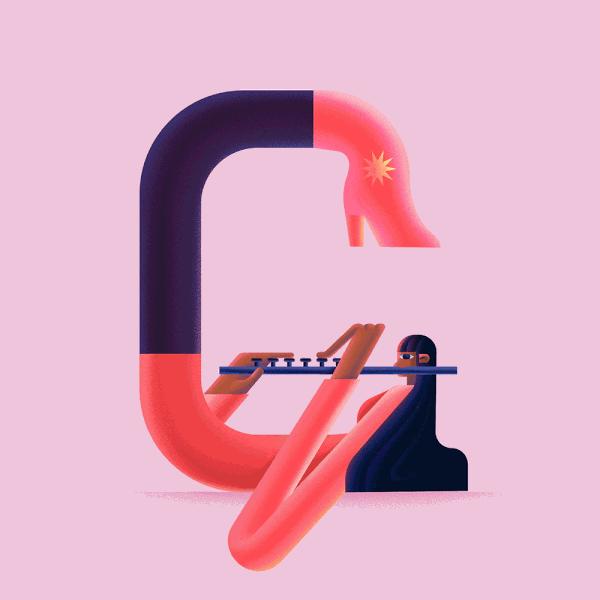 26个字母设计创意图单个,字母设计合集