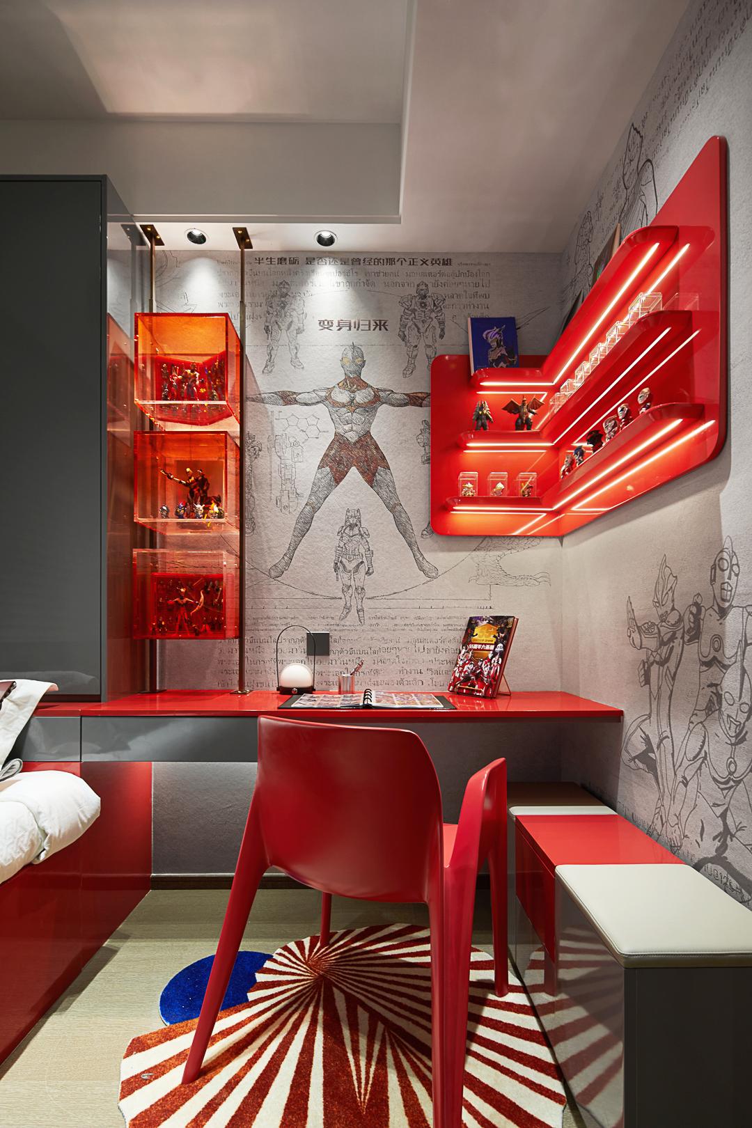 【S.U.N新作】儿童主题架空层+样板房设计：穿越时空的星际之旅！