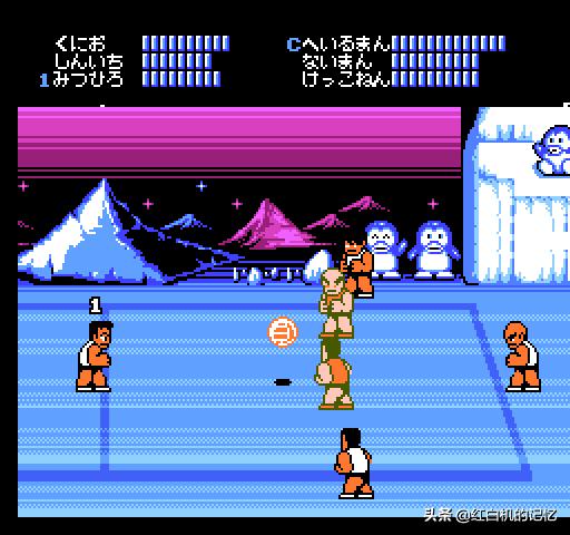 热血系列游戏躲避球,红白机经典游戏足球