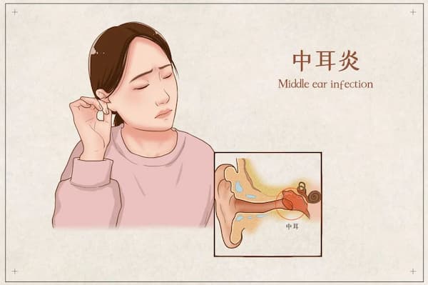 中耳炎滴了药怎么耳朵听不见了,小孩得中耳炎会导致耳朵听不见吗
