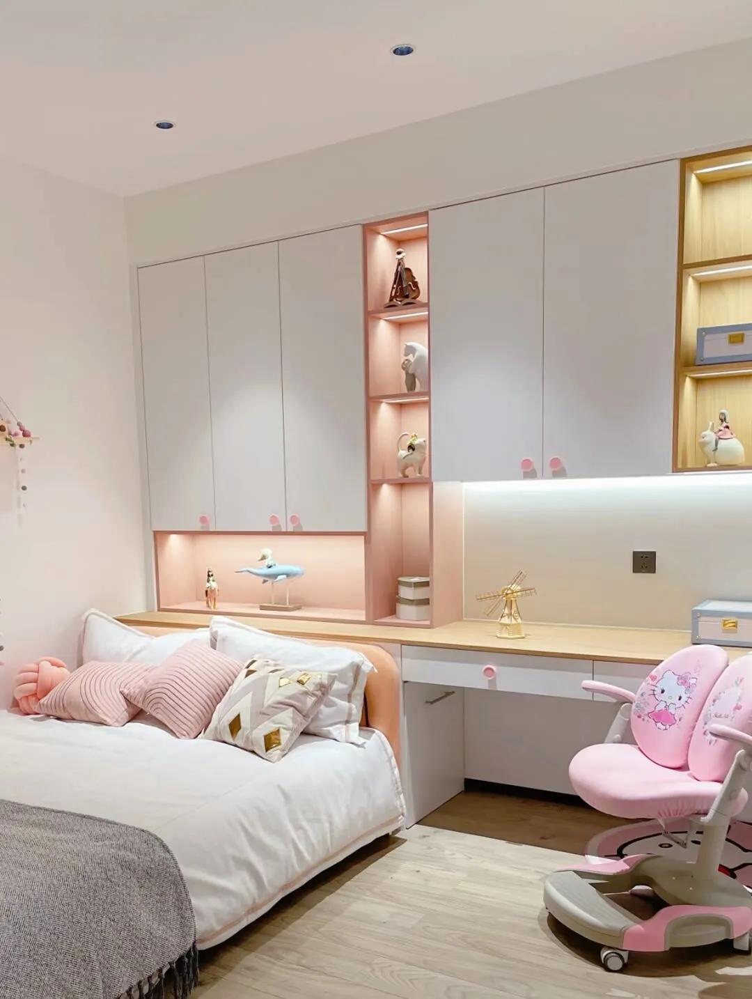 二孩一男一女儿童房装修,30款儿童房装修