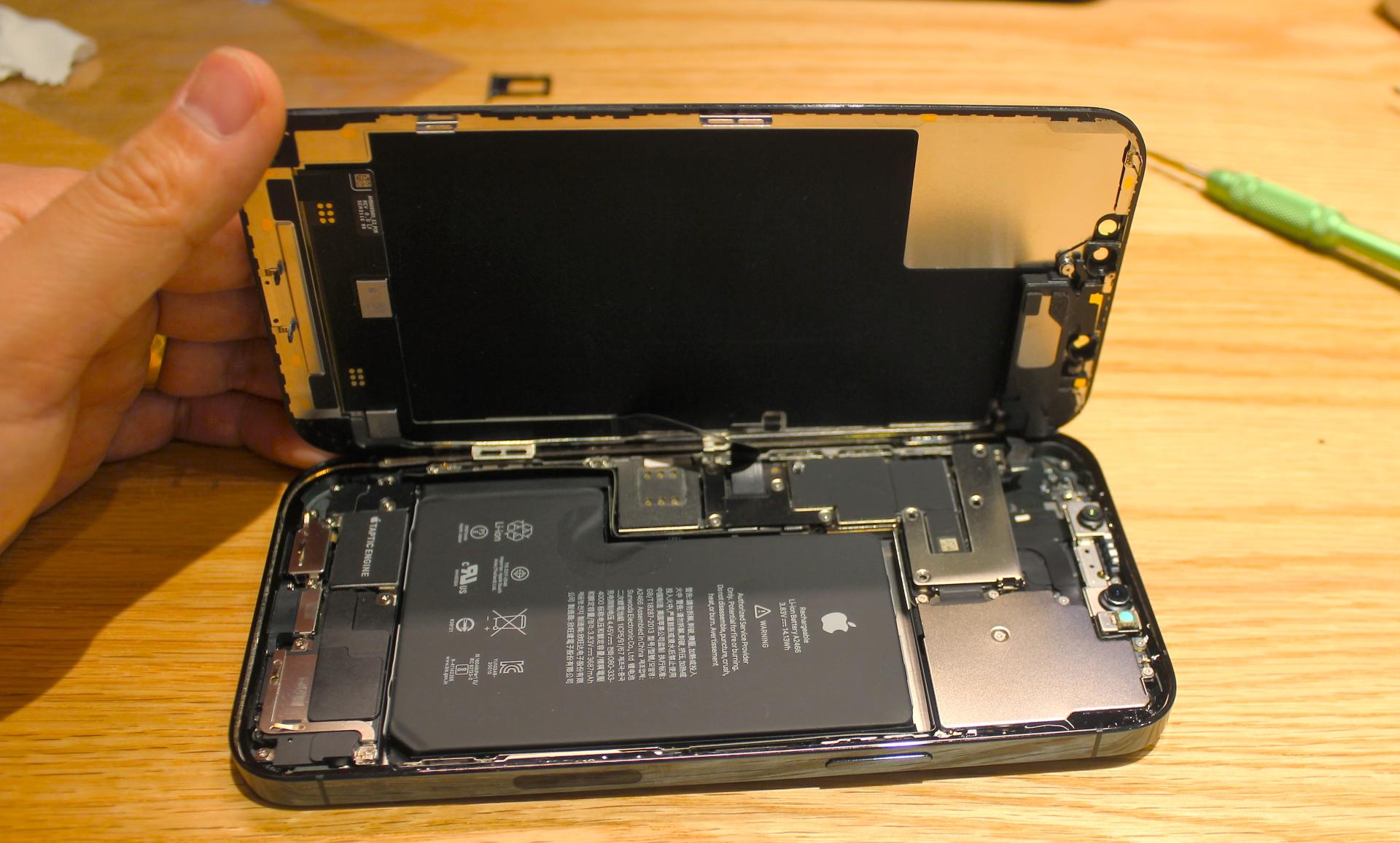 美版iphone12promax换成套屏,iphone12promax美版改双卡