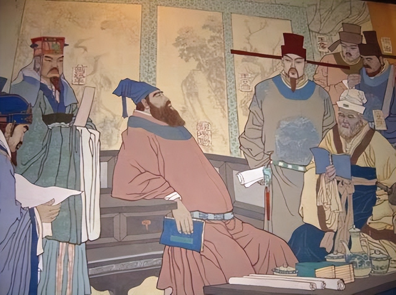 宋神宗在位时官员,宋神宗恢复三省六部制