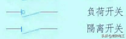 隔离开关和空气开关的符号标志,空气开关和隔离开关符号怎么识别
