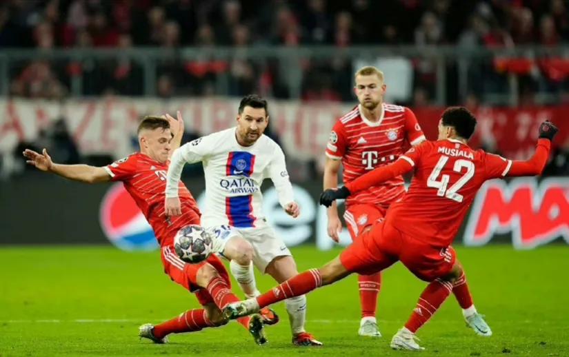 姆巴佩梅西欧冠对决,巴黎圣日耳曼欧冠三次被逆转