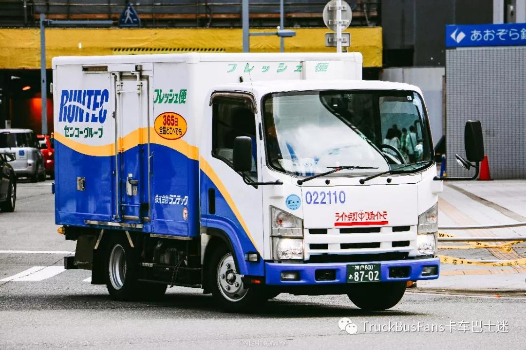 日本卡车是这样拍的,日本街头小型卡车