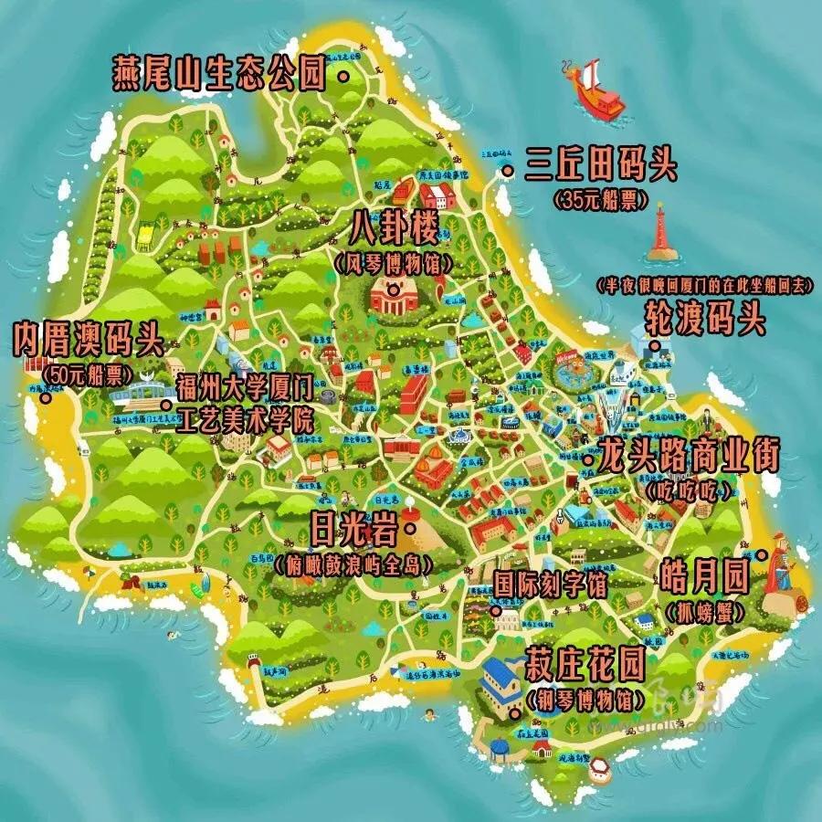 厦门旅行攻略详细,厦门鹭园旅游攻略