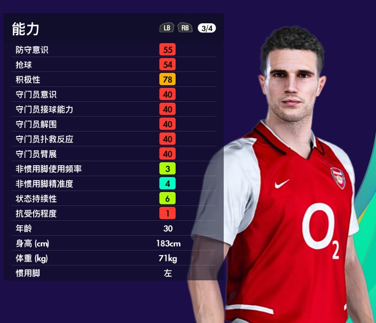 实况足球阿森纳最强阵容,实况足球2019阿森纳