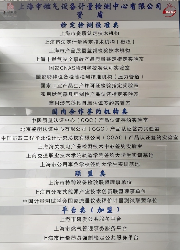 上海燃气设备检测,上海天然气计量表检测机构