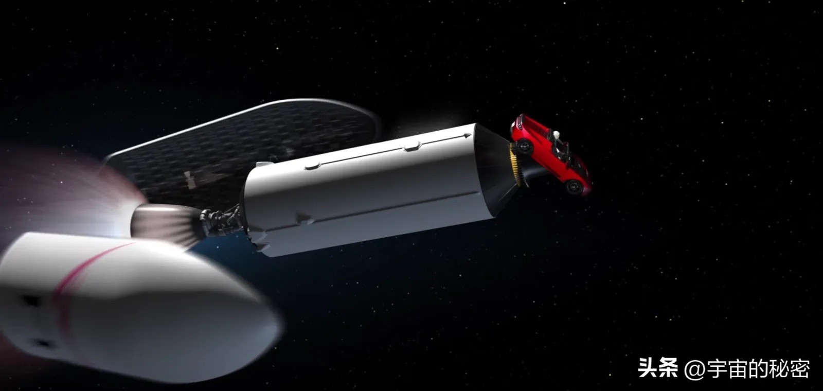 太空中真有一辆汽车？是的！它位于火星和地球之间，围绕太阳公转