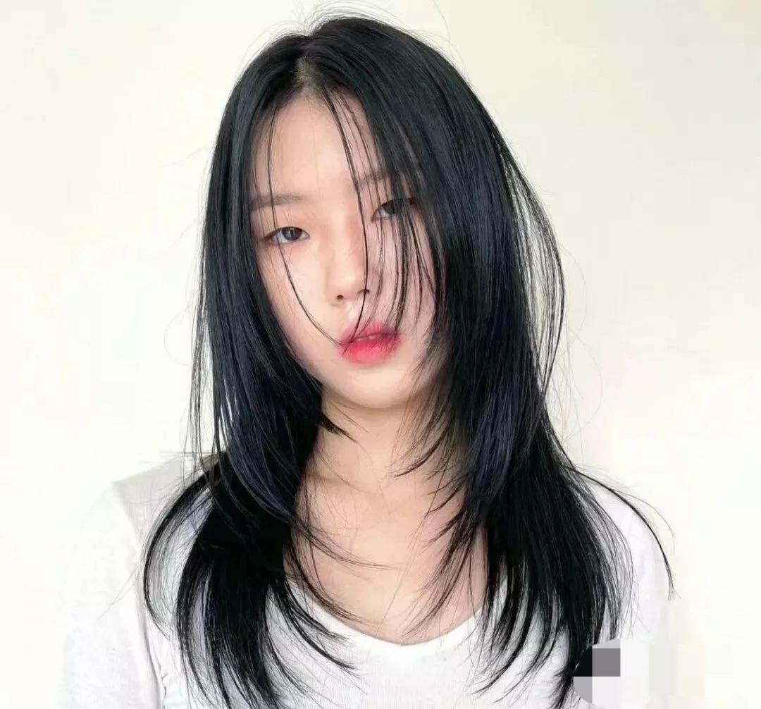 中长发高层次烫发中年人,高层次中长发发型烫发教程