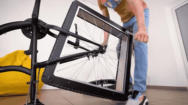 自行车轮胎改装全过程,史上最牛自行车轮胎