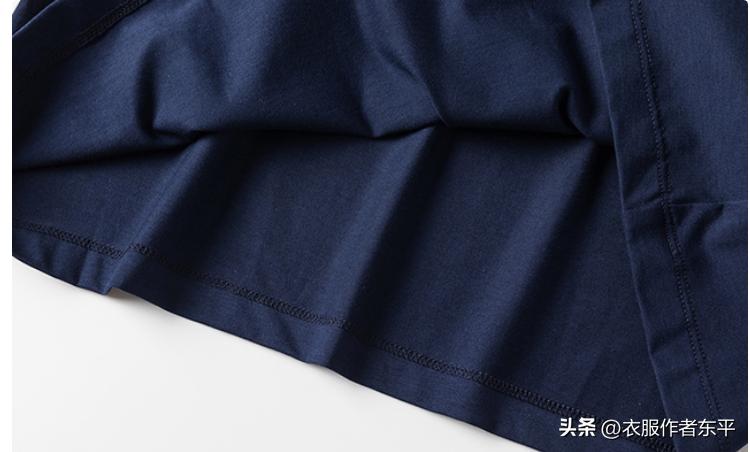 简单百搭的长袖T恤打底衫，只要选好面料，制作是很简单的事情