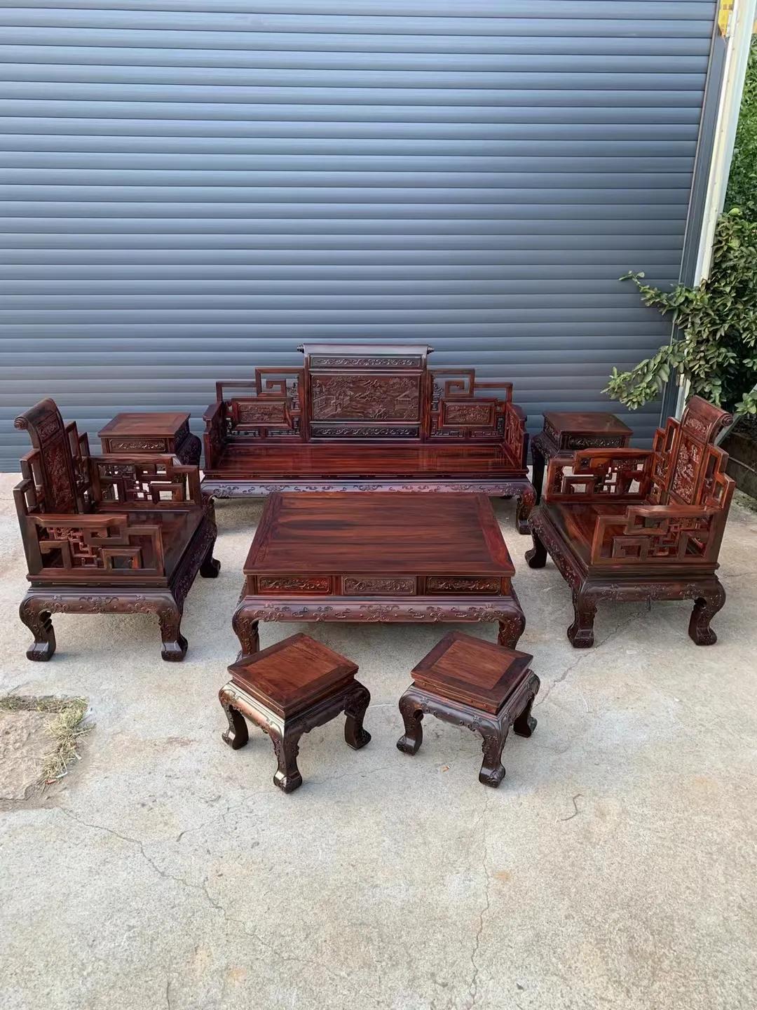 一套好的沙发惊艳一个家,一套好的红木家具多少钱