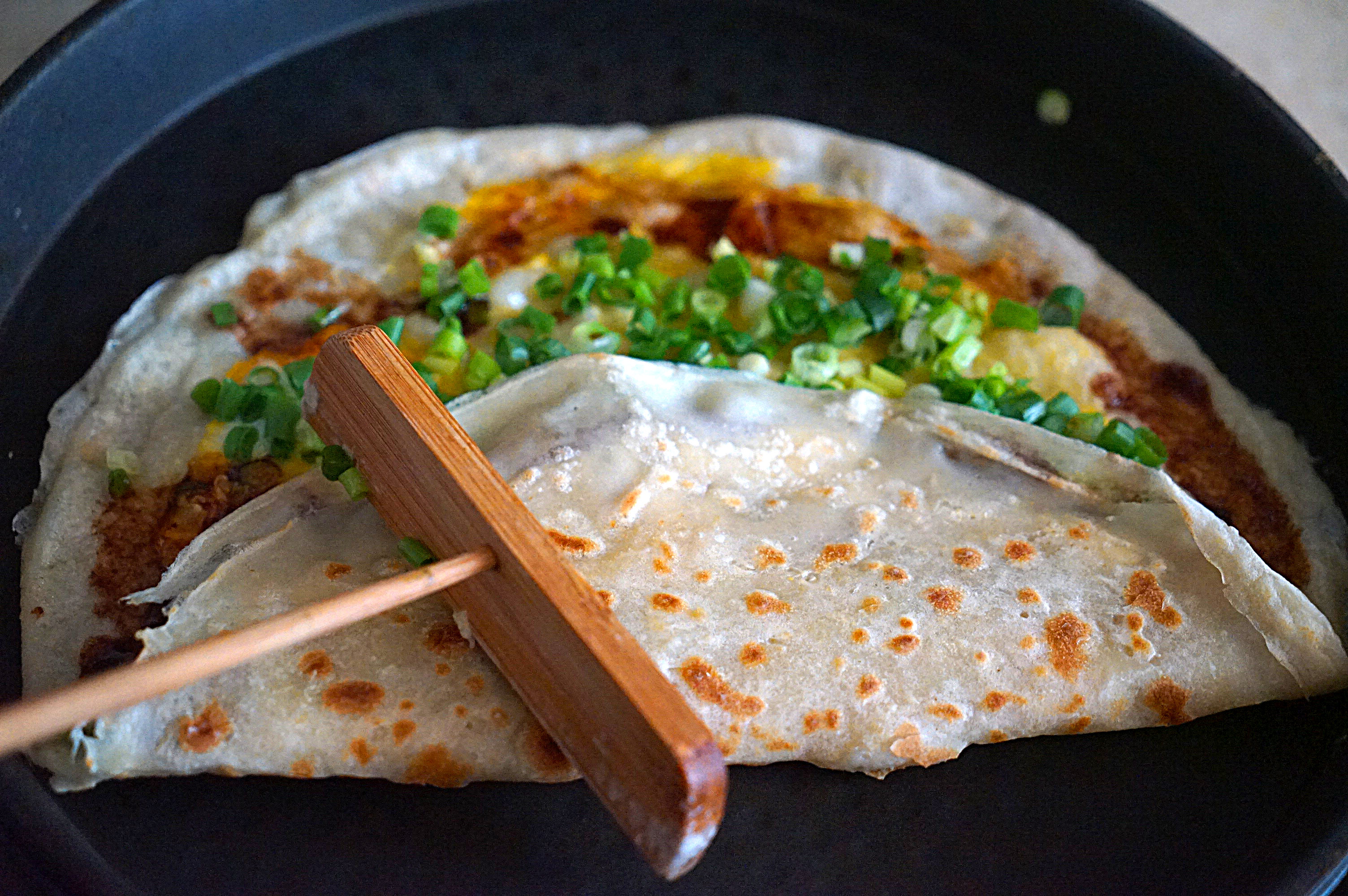 早餐饼简单做法放几勺面粉,快速做学生早餐饼的做法大全