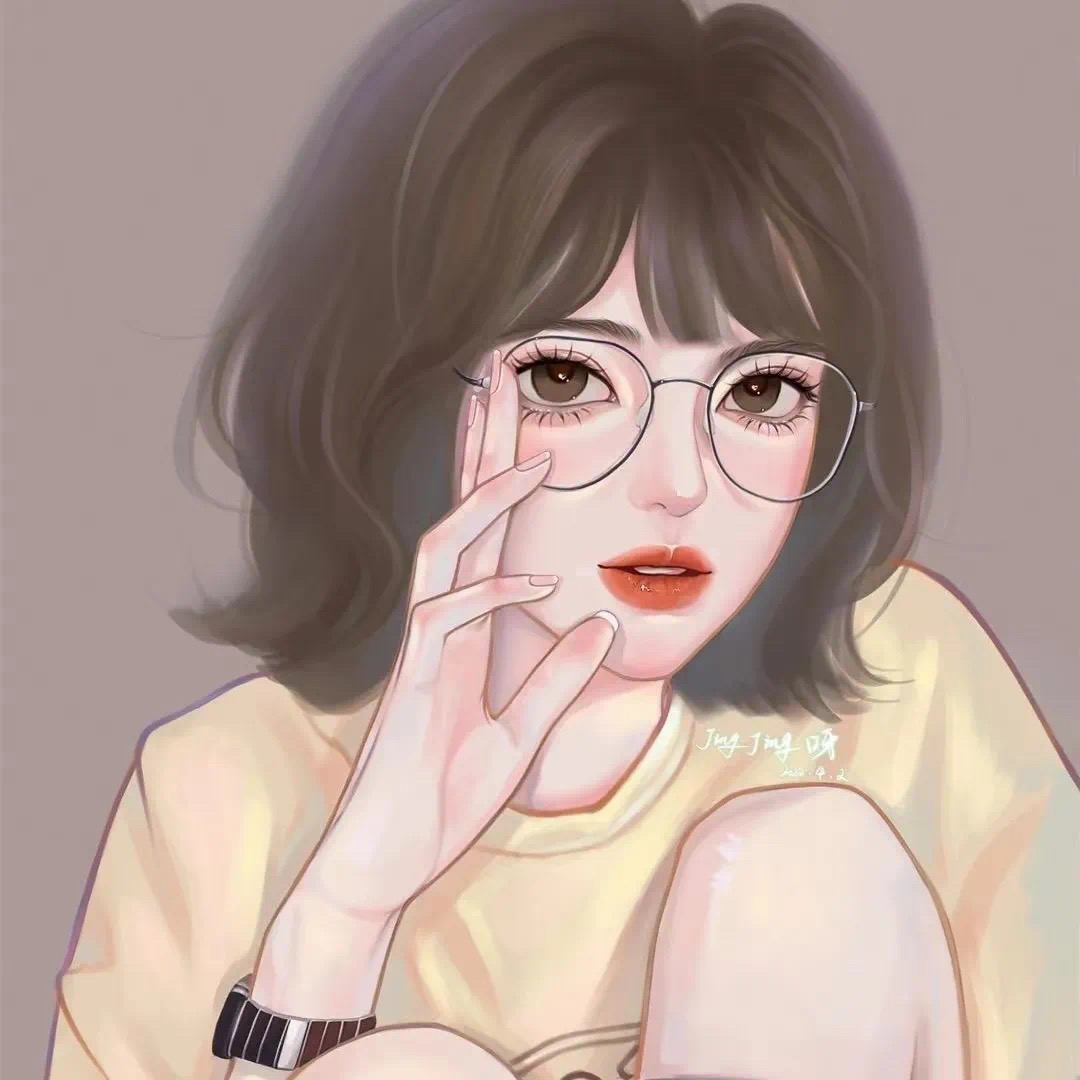 闺蜜头像一人一半两张漫画可爱,闺蜜头像真人仙气高颜值高马尾