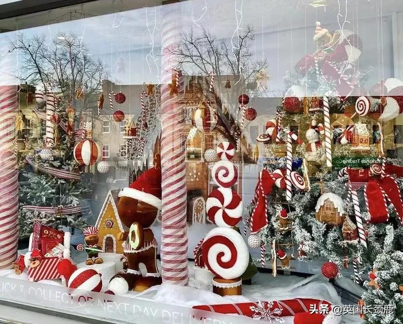 伦敦圣诞橱窗,2021年英国圣诞