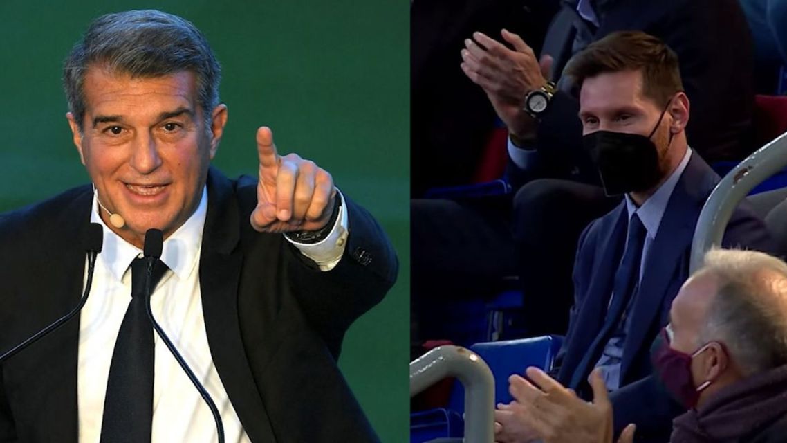 梅西与拉波尔塔冰释前嫌，回归巴萨？原来他们从这一刻开始握手