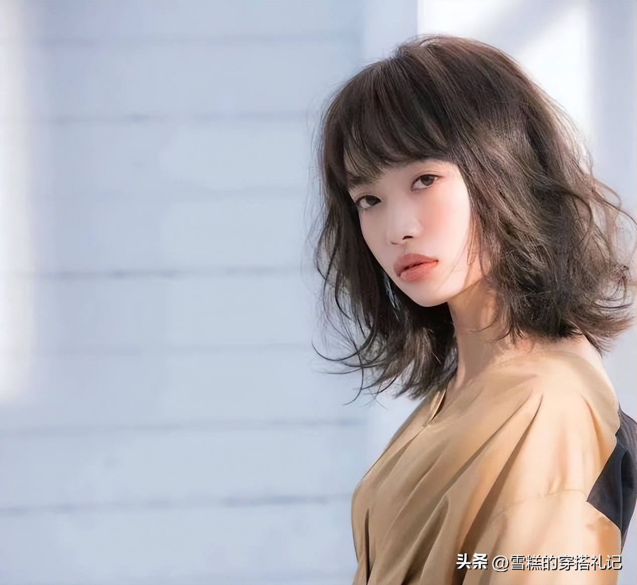 脸大女生烫短发,脸大女生烫头