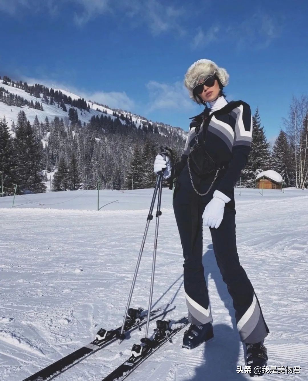 雪场高端穿搭,滑雪穿搭滑雪服